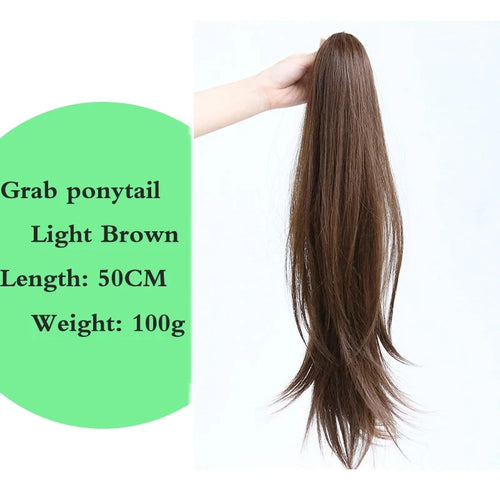  DIFEI Clip In Ponytail Hair Extension 60CM cashymart