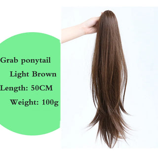  DIFEI Clip In Ponytail Hair Extension 60CM cashymart