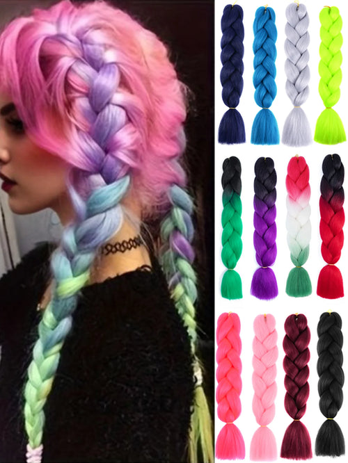  DIY Jumbo Braiding Hair Extensions 24 Inches cashymart