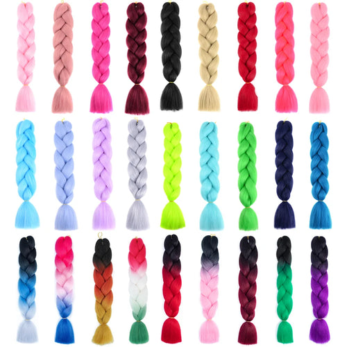  DIY Jumbo Braiding Hair Extensions 24 Inches cashymart