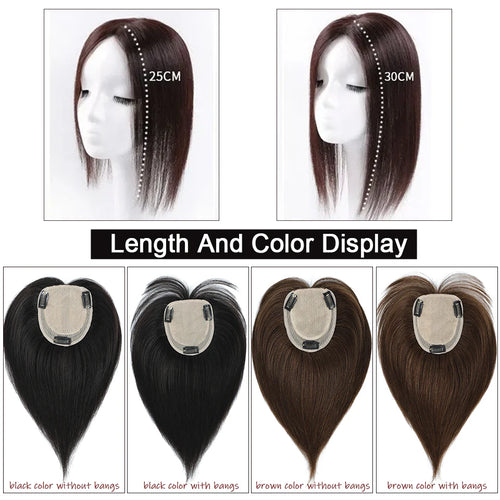  Dazzeal 100% Real Human Hair Toppers for Women cashymart