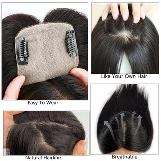  Dazzeal 100% Real Human Hair Toppers for Women cashymart