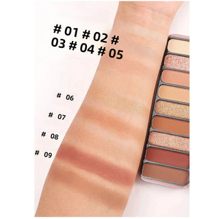  Desert Rose Eyeshadow Palette 9 Colors Waterproof cashymart