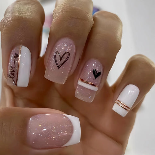  Detachable Square Head False Nails cashymart