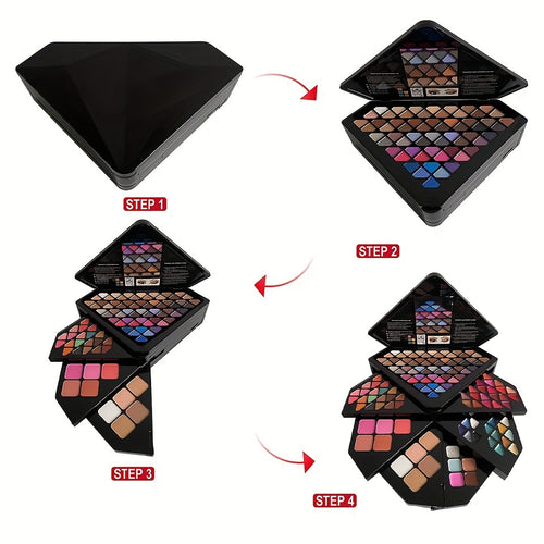  Diamond Shape Makeup Kit cashymart