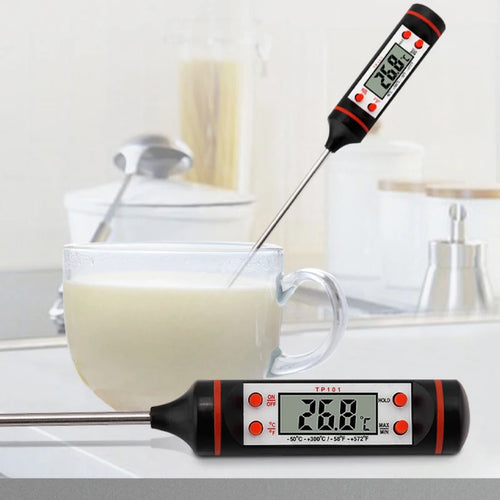  Digital Grill Thermometer with Probe Display cashymart