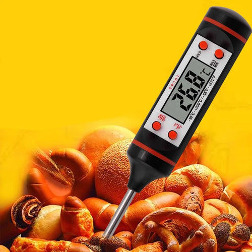  Digital Grill Thermometer with Probe Display cashymart