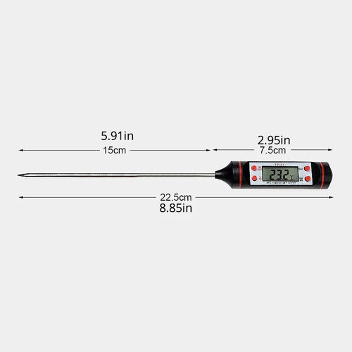  Digital Grill Thermometer with Probe Display cashymart
