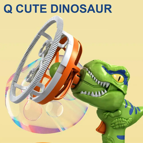  Dinosaur Bubble Gun Toy - 2 In 1 Electric Bubbles For Kids cashymart