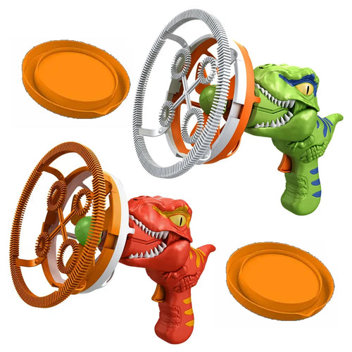  Dinosaur Bubble Gun Toy - 2 In 1 Electric Bubbles For Kids cashymart