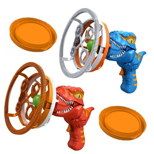  Dinosaur Bubble Gun Toy - 2 In 1 Electric Bubbles For Kids cashymart