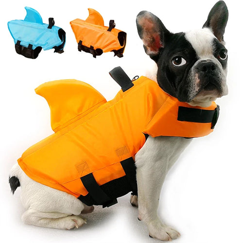  Dog Life Jacket Shark Fin Safety Vest cashymart