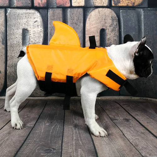  Dog Life Jacket Shark Fin Safety Vest cashymart