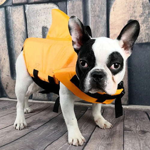  Dog Life Jacket Shark Fin Safety Vest cashymart