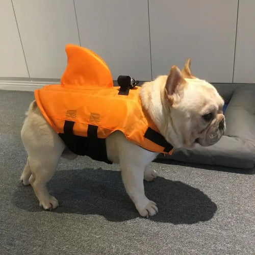  Dog Life Jacket Shark Fin Safety Vest cashymart
