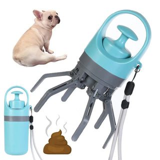  Dog Pooper Scooper With Built-in Poop Bag cashymart