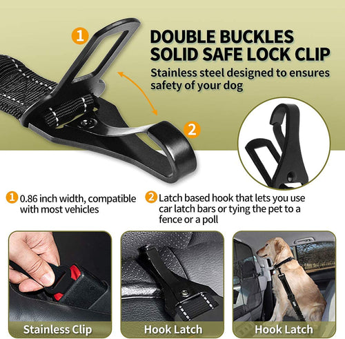  Dog Seat Belt Set cashymart