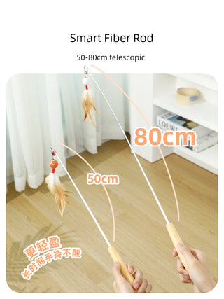  Dokete Interactive Cat Teaser Brush Holder cashymart