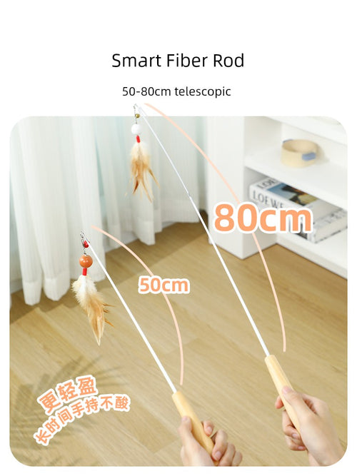  Dokete Interactive Cat Teaser Brush Holder cashymart