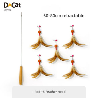  Dokete Interactive Cat Teaser Brush Holder cashymart