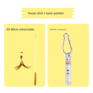  Dokete Interactive Cat Teaser Brush Holder cashymart