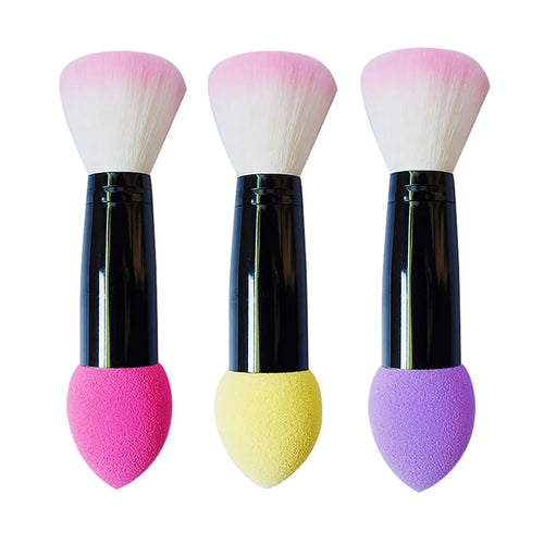  Double Head Blush Brush with Sponge Tip cashymart