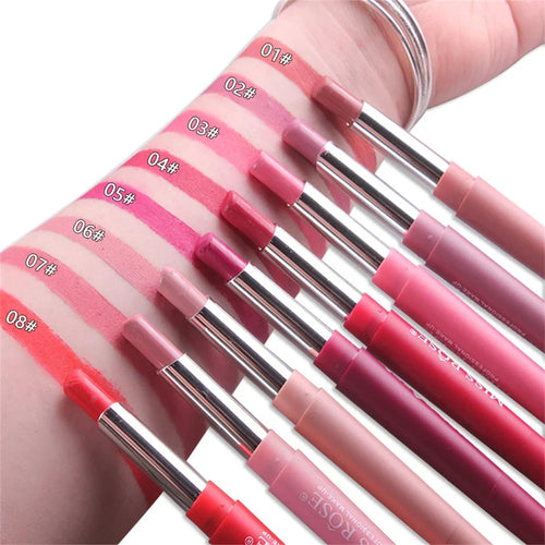  Double Opening Lipstick Waterproof Lip Makeup Tools cashymart