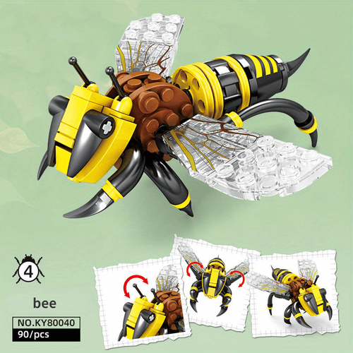  Dragonfly & Mantis Insect Building Blocks cashymart