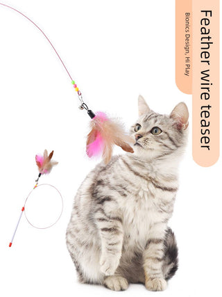  Durable Bell-Enhanced Cat Teaser cashymart