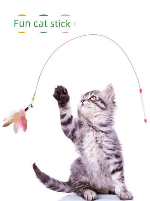  Durable Bell-Enhanced Cat Teaser cashymart
