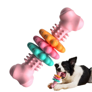  Durable TPR Dog Bone Chew Toy cashymart