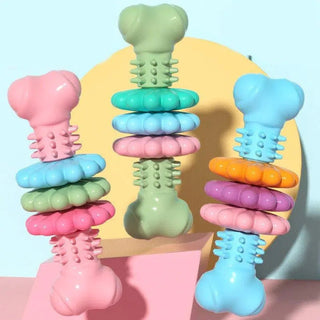  Durable TPR Dog Bone Chew Toy cashymart