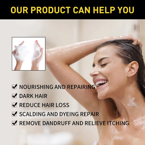  EELHOE Brown Hair Dyeing Shampoo cashymart