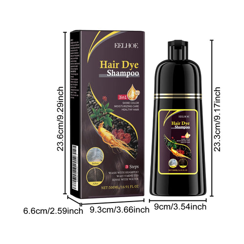  EELHOE Brown Hair Dyeing Shampoo cashymart