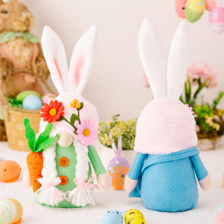  Easter Faceless Gnome Rabbit Doll cashymart