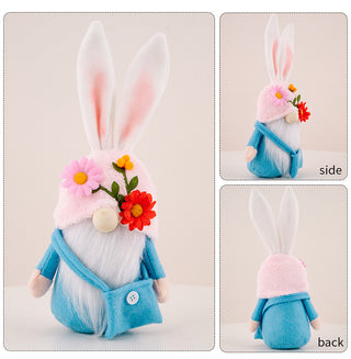  Easter Faceless Gnome Rabbit Doll cashymart