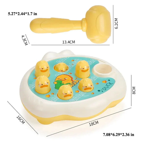  Educational Duck, Frog & Pig Hammer Toy cashymart