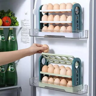  3-Layer Egg Organizer with Flip Design cashymart