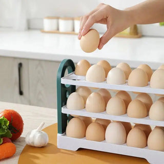  3-Layer Egg Organizer with Flip Design cashymart