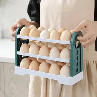  3-Layer Egg Organizer with Flip Design cashymart