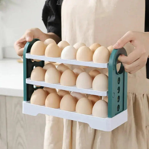  Egg Organizer with Flip Design cashymart
