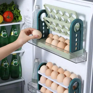  3-Layer Egg Organizer with Flip Design cashymart