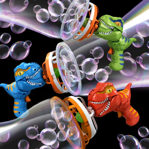  Electric Bubble Gun Dinosaur Bubble Machine for Kids Gift cashymart