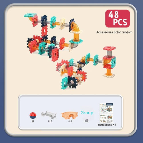  Electric Building Blocks Gear Rotating DIY Educational Toys cashymart