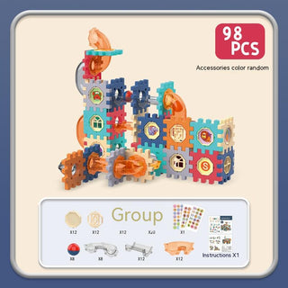  Electric Building Blocks Gear Rotating DIY Educational Toys cashymart