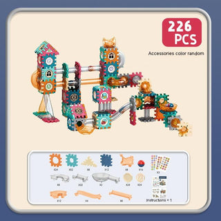  Electric Building Blocks Gear Rotating DIY Educational Toys cashymart