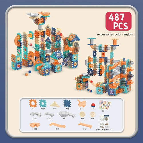  Electric Building Blocks Gear Rotating DIY Educational Toys cashymart