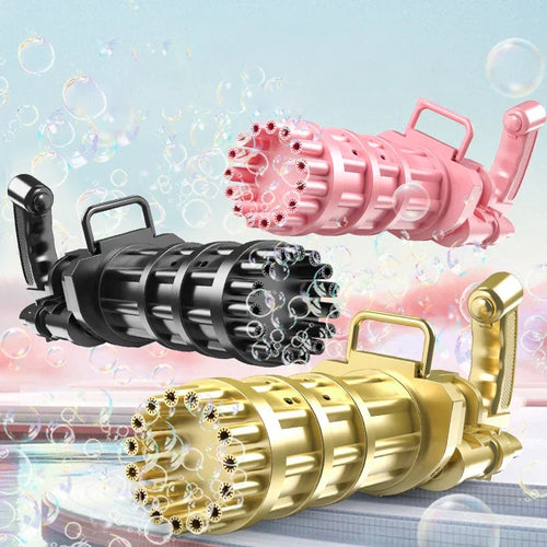  Electric Gatling Bubble Machine for Kids Fun cashymart
