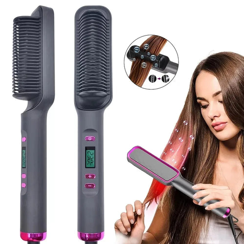  Electric Hot Comb Straightener Brush Tool cashymart