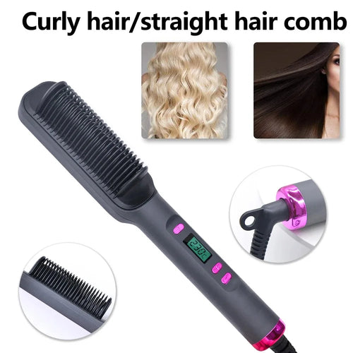  Electric Hot Comb Straightener Brush Tool cashymart